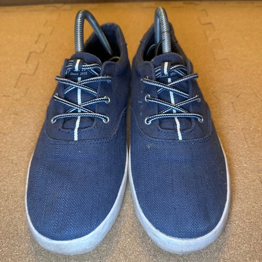 Sperry Top-Sider Striper‎ II CVO Navy Blue Canvas Sneakers Mens 7M STK263483